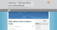 Desktop Screenshot of capivara.dmaweb.com.br