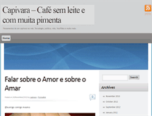 Tablet Screenshot of capivara.dmaweb.com.br